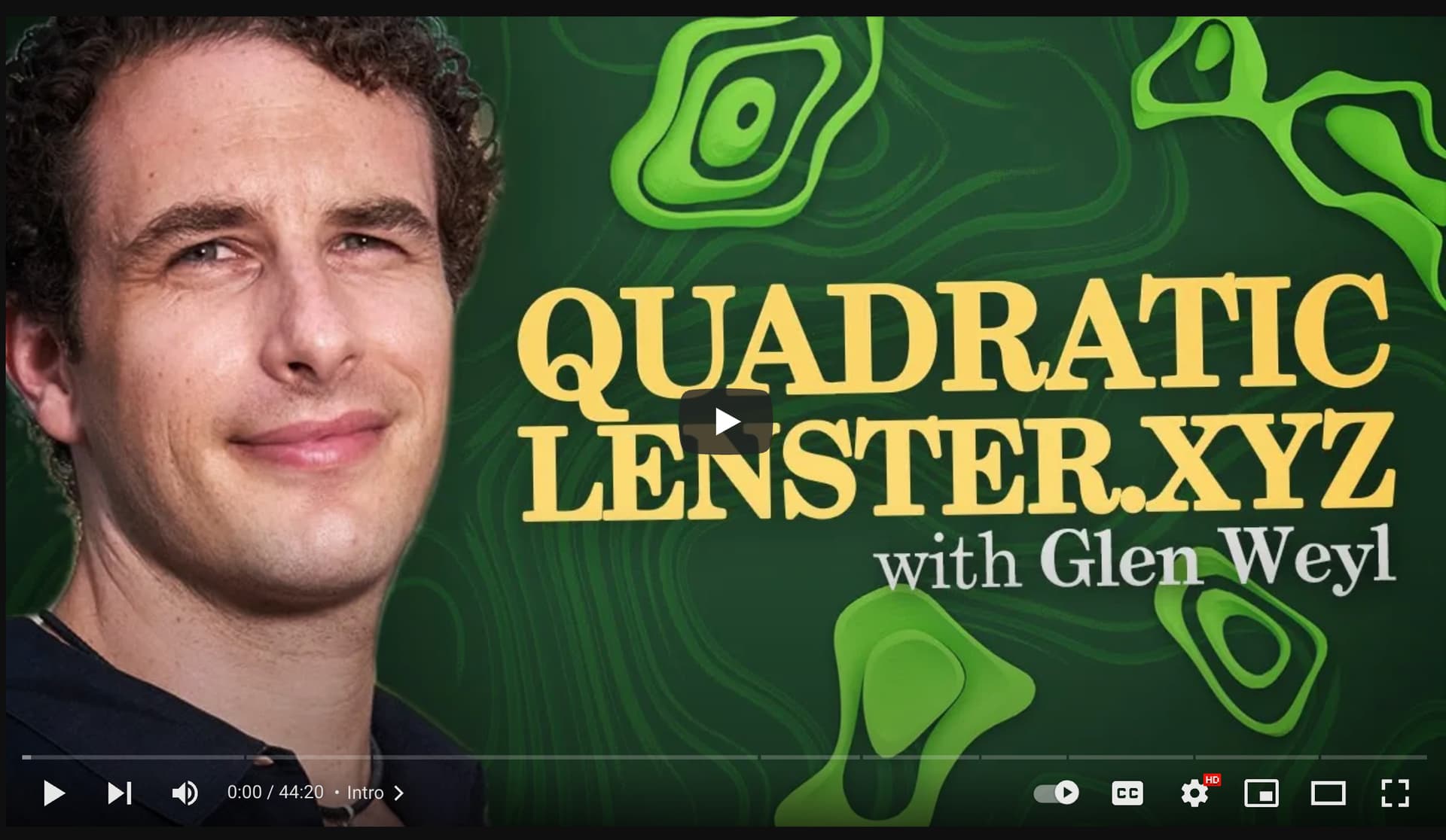 Podcast discussion with Glen Weyl on the quadratic funding experiment